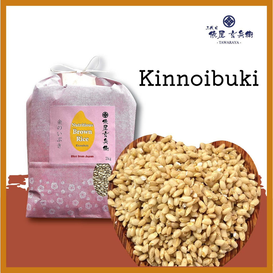 Gạo Nhật Miyagi Kinnoibuki (Dạng gạo lứt)