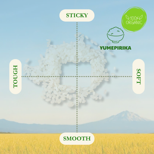 Gạo Nhật Hokkaido Yumepirika Organic JAS